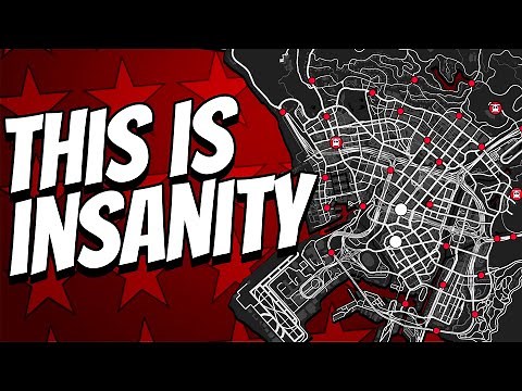 We tried surviving EVERYONE hunting us down in GTA Online.. (Cops n Crooks)