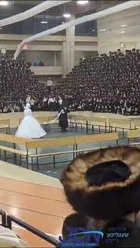 Skver Rebbe Dances Mitzvah Tantz At His Einikel's Wedding - Cheshvan 5785