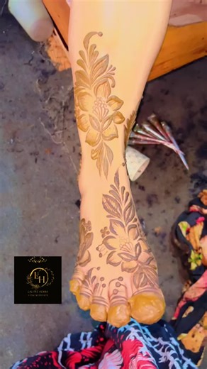 Simple Feet Henna Designs and Tutorials