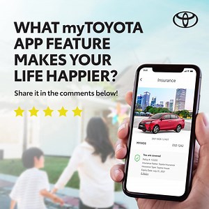 30 reactions · 38 shares | How has myTOYOTA app made your life happier? Tell us the feature you enjoy THE MOST! Share more about it in the comments section below. | Toyota Motor Philippines | Facebook