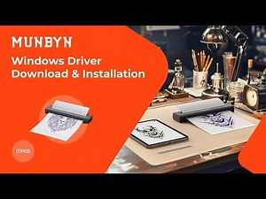 【ITP05-MUNBYN tattoo stencil printer】How to download the PC Driver and connect the computer（Windows）