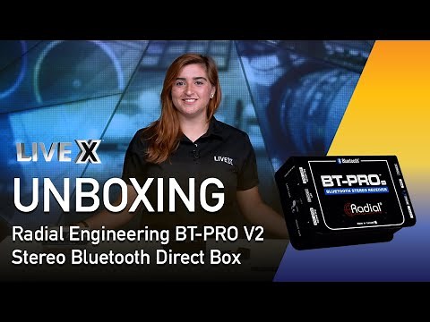 Unboxing: Radial Engineering BT-Pro V2 Stereo Bluetooth Direct Box
