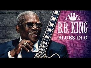 B. B. King Style Blues Backing Track Jam in D