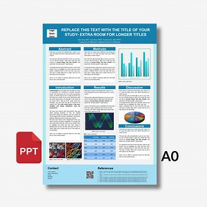 Powerpoint Research Poster Template A0 Portrait | Abstract Presentation for Academic & Professional Conferences - Etsy UK