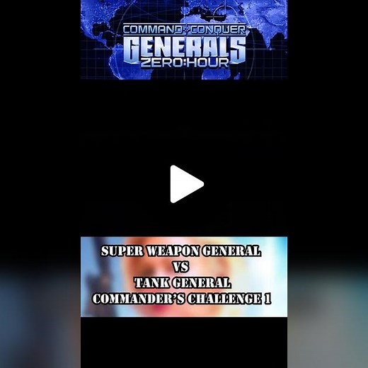 Super Weapon General vs Tank General in Command and Conquer