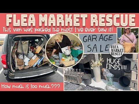 HUGE GARAGE SALE FINDS-YARD SALE PICKING-FLIPPING FOR PROFIT-SHOP THE GARAGE SALES WITH ME