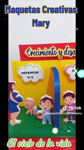 # el ciclo de la vida del ser humano #el ciclo de vida #etapas de la vida #crecimiento y desarrollo del ser humano #maquetas escolares #maquetas creativas Mary🇵🇪 #realizamos.maquetas a pedido #somos de lima - villa el.salvadir # 985. m. 133. m. 761