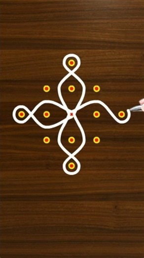Easy kolam designs, padi kolam #padikolam #muggulu #rangoli #kolam #trending #viral #ytshorts #yt