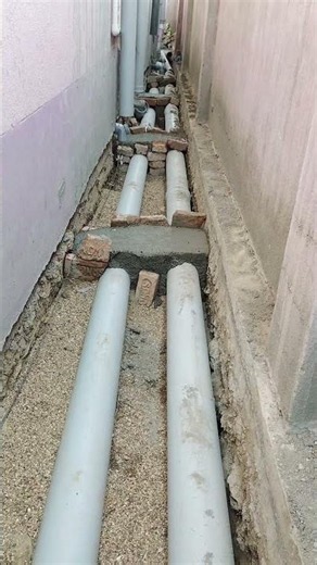 6"ka pipe kaise fitting kare ???#viral #construction #plumbingtime #home