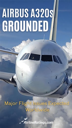 AIRLINE RATINGS on Instagram: "✈️Global A320 Grounding: Major Flight Issues Worldwide🌎 Airbus has urgently recalled approximately 6,000 A320 aircraft for mandatory software updates after discovering that intense solar radiation could corrupt flight control data, causing uncommanded pitch-downs. This safety measure is triggering widespread flight cancellations and delays globally as airlines rush to patch systems, though operations are expected to stabilize quickly. 🎥: NBC News #aviation #avgee