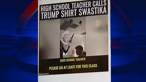 Teacher at center of Trump shirt controversy on paid leave