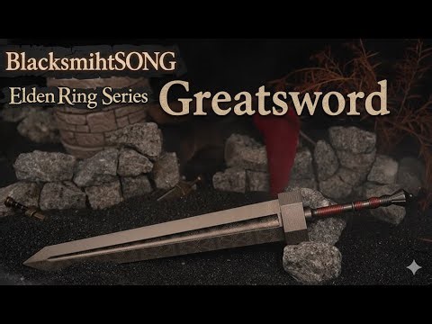 The GUTS Sword in Real Life! ⚔️ Elden Ring Greatsword Replica