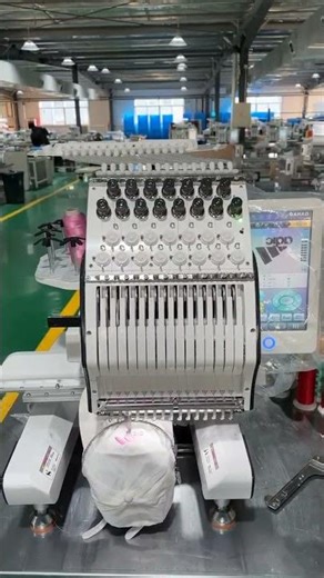DIY Cap Embroidery Tool: Single-Head Mini Machine Working Video