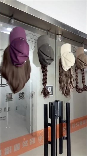 "New product Cap Hair Wig 😲 Try-On Realistic Look" #hairwig #capwig #shorts #ytshorts #nicewigg