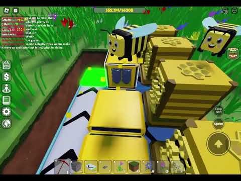 The new best bee farm in block tycoon #tycoon #blocktycoon #op