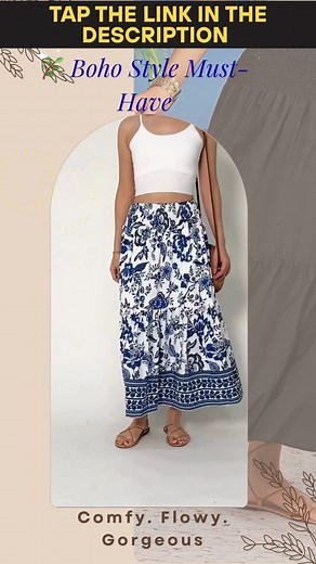 Boho vibes, maxi comfort. 💫 The YHYJMY Boho Skirt is the staple your closet needs. From brunch to boardwalk, this flared beauty brings effortless charm with every step. ✨ Prime shipping? Yes. 🎯 Don’t miss out – tap the link and grab yours today! https://amzn.to/4lbniQI #bohooFashion #OutfitGoals #AmazonFinds #styleinspo #MaxiSkirtMagic #YHYJMY #closetstaples | Unique gift shop