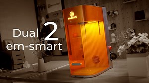 EM-Smart Dual 2 30W MOPA + 20W Diode Laser Engraver: Vibrant color engraving on metal!
