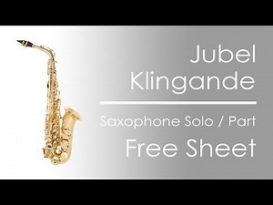 Jubel - Klingande | Saxophone Solo Notes | Free Sheet