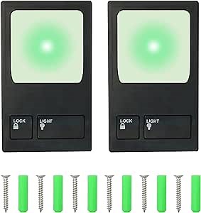 2 Pack Fit for LiftMaster Garage Door Opener Multi Function Control Panel Replacement 41A5273-1 78LM 81lm 371lm 971lm Wired Wall Garage Door Multifunctional Keypad Panel