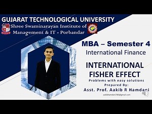 International Fisher Effect Problems with Easy Solution.