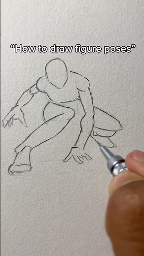 How to draw figure poses