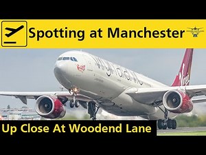Watch Now! 12 CLOSE UP Departures from Manchester Airport (MAN / EGCC)