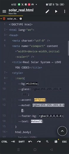 Coding a Premium Solar System✨||#codes #html #css #javascript #premium #solarsystem #coding