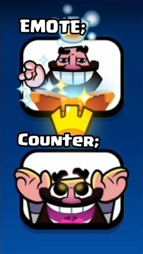 EMOTE VS COUNTER ✅ #clashroyale