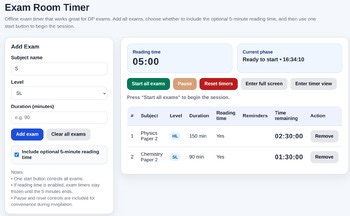Exam Timer