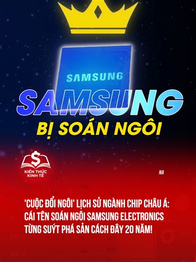 'Cuộc đổi ngôi' lịch sử ngành chip châu Á: Cái tên soán ngôi Samsung Electronics từng suýt phá sản cách đây 20 năm! #kienthuckinhte #kinhte #tiktoknews #news #SamsungElectronics #SKHynix