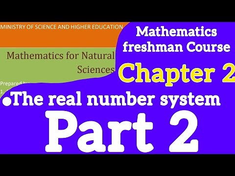 mathematics freshman Course chapter 2 part 2