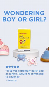 Remove the stress of not knowing the sex of your baby with the only at-home DNA test that provides clinically proven results at just 6 weeks into your pregnancy. Trusted by 1 Million Parents-to-Be, the SneakPeek®️ Test is easy, virtually pain-free, and over 99% accurate. Get your results as soon as the SAME day as your sample is received in the lab. | SneakPeek Test
