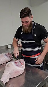 here's a glimpse behind the scenes at the magic of making hams Full video on our page :) | Borella Butchery