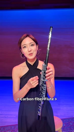 Jasmine Choi 최나경 on Instagram: "Here at the largest Musical Instrument Museum in the world @mimphx , I was extremely privileged to try out so many historical flutes ahead of their flute exhibition The Magical Flute during the 2025-2026 season. Here is one of them, a carbon-fiber flute! Tell me what you guys think! More info about the flute: Helsinki, Finland, c. 1999 Carbon fiber, silver, brass, plastic, steel, iron Matit, maker “This flute is made of carbon fiber, which combines light weigh