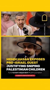 2.6M views · 124K reactions | In a heated debate, British-American journalist Mehdi Hasan confronts a pro-Trump, pro-Israel guest over shocking claims justifying the headshots of Palestinian children-allegedly due to their "extremism" and "early brainwashing." Fund honest independent Muslim journalism: https://support.islamchannel.tv | Islam Channel | Facebook