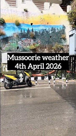 Mussoorie Weather Today 🌧️ | Rainy Mussoorie | Hill Station Weather Update