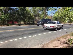 W123 300D straight pipe exhaust