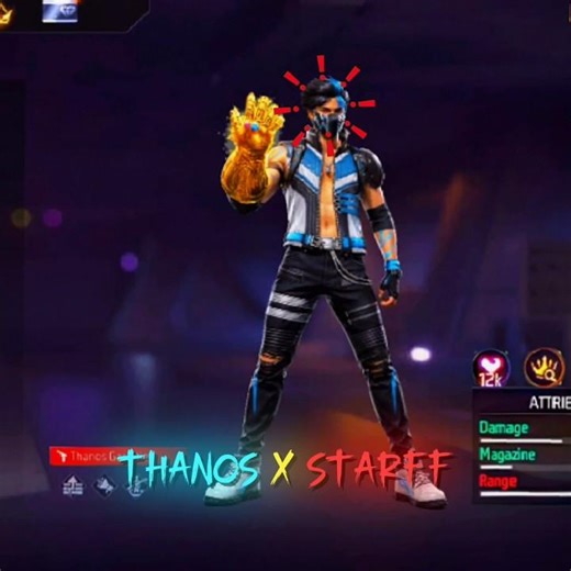 THANOS X STARFF ☠️#freefire #shorts #shortsfeed #viral #starff_7