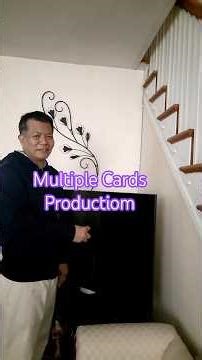 F21 Magic Trick 4718 - Multiple Cards Production #shorts #magic