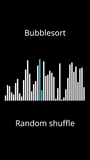 Satisfying bubblesort algorithm! #satisfying #simulation