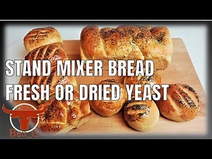 Bread Recipe With Stand Mixer | How To Make Bread With Fresh Yeast | Bread Timelapse
