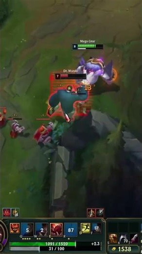 Ez Shyvana & Gnar 2v2!😎#leagueoflegends #gnar #gnarclips #shorts