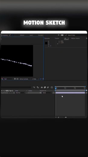 After Effects: How To Use Motion Sketch 🙌
