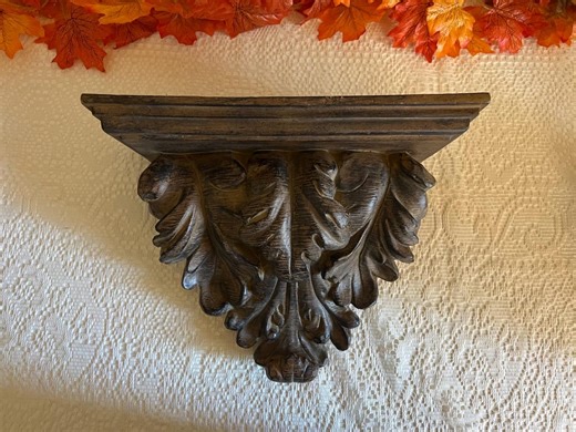 Vintage Ornate Wall Shelf – Decorative Resin Wall Bracket - Etsy