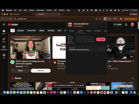 Benevolent Blocker test video
