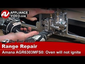 Amana Stove Repair - Will Not Ignite - Gas Valve