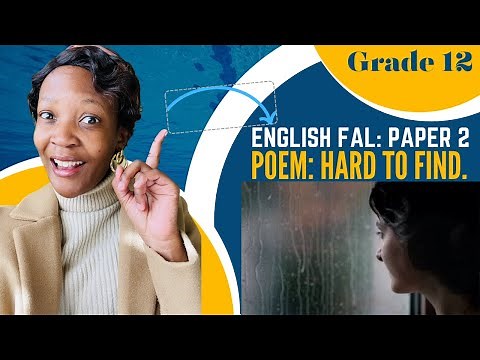 Grade 12 Poem: Hard to find