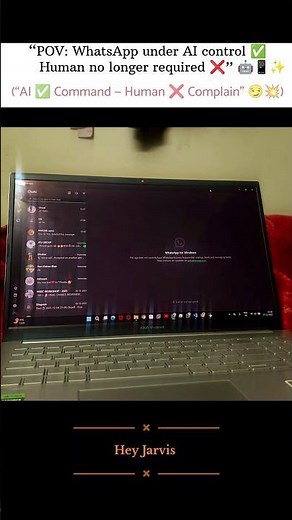 “Jarvis WhatsApp Automation 🤖📱 | Auto Message Sending | AI Smart ✔ Human ❌”