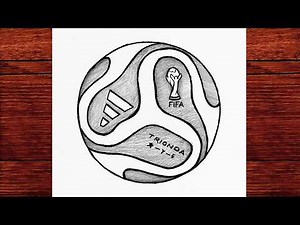 How to Draw the FIFA WORLD CUP 2026 BALL (TRIONDA) ⚽ Step by Step Tutorial