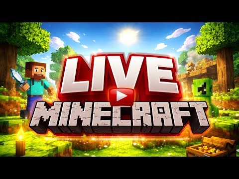 LIVE: Jogando minecraft